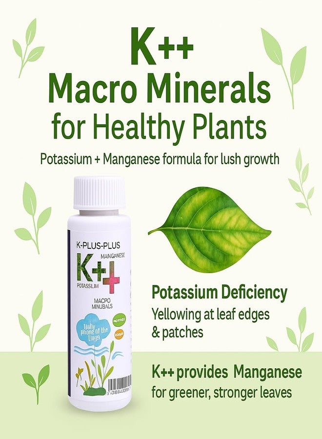 مُكمّل أكواتيك ريميديز K++ سعة 120 مل، مُعزّز للمعادن (البوتاسيوم، والمنغنيز، والكالسيوم) لنمو النباتات المائية | يُستخدم في المياه العذبة والمالحة - Image 3